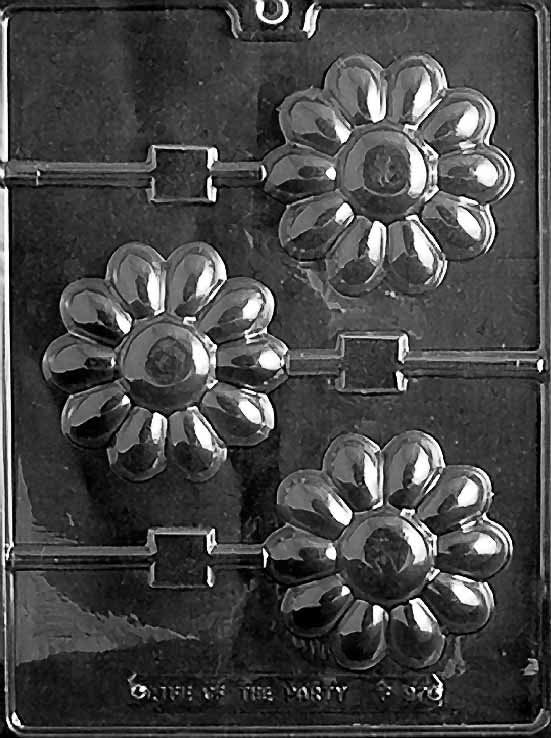 LARGE DAISY LOLLY Sucker Chocolate Candy Mold