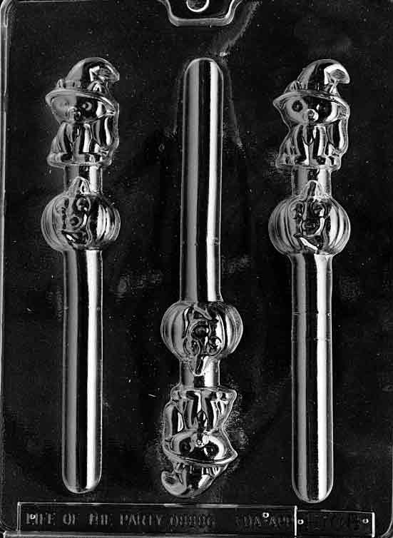 CAT/PUMPKIN PRETZEL Pop Halloween Sucker Chocolate Candy Mold