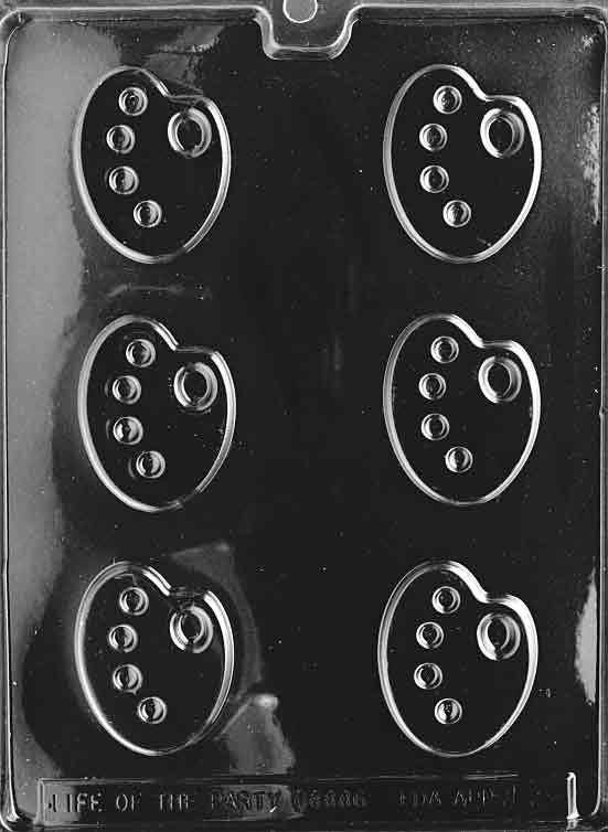 ARTIST PALETTE Chocolate Candy Mold