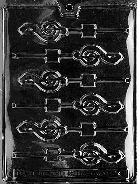 G-CLEF LOLLY Sucker Chocolate Candy Mold