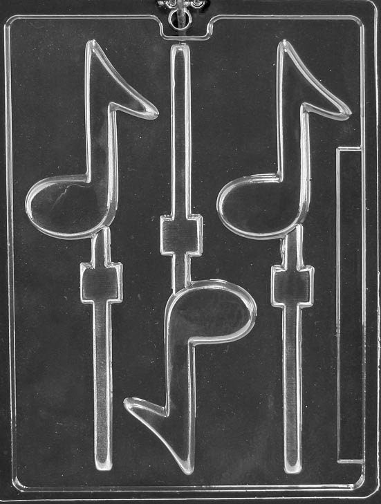 MUSICAL NOTE LOLLY Sucker Chocolate Candy Mold