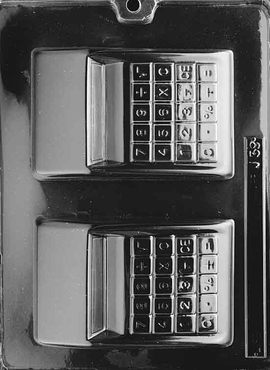 CALCULATOR Chocolate Candy Mold