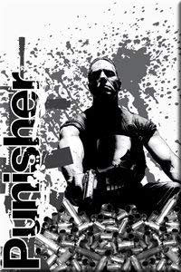 PUNISHER Bullets Magnet for Refrigerators and Lockers - Marvel Comics Extreme