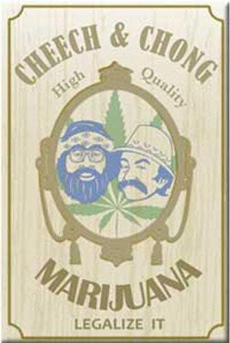 CHEECH CHONG Roll Paper Magnet for Refrigerators and Lockers - Funny