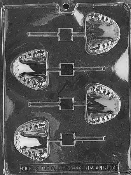 TEETH LOLLY Sucker Chocolate Candy Mold