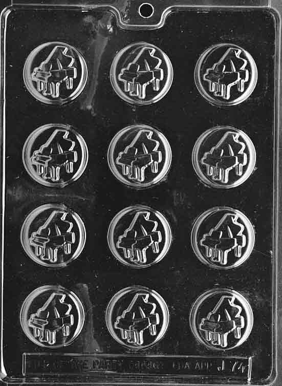 PIANO MINT Chocolate Candy Mold