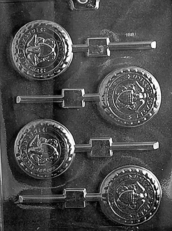 NAVY POP Lolly Sucker Chocolate Candy Mold Craft Supply