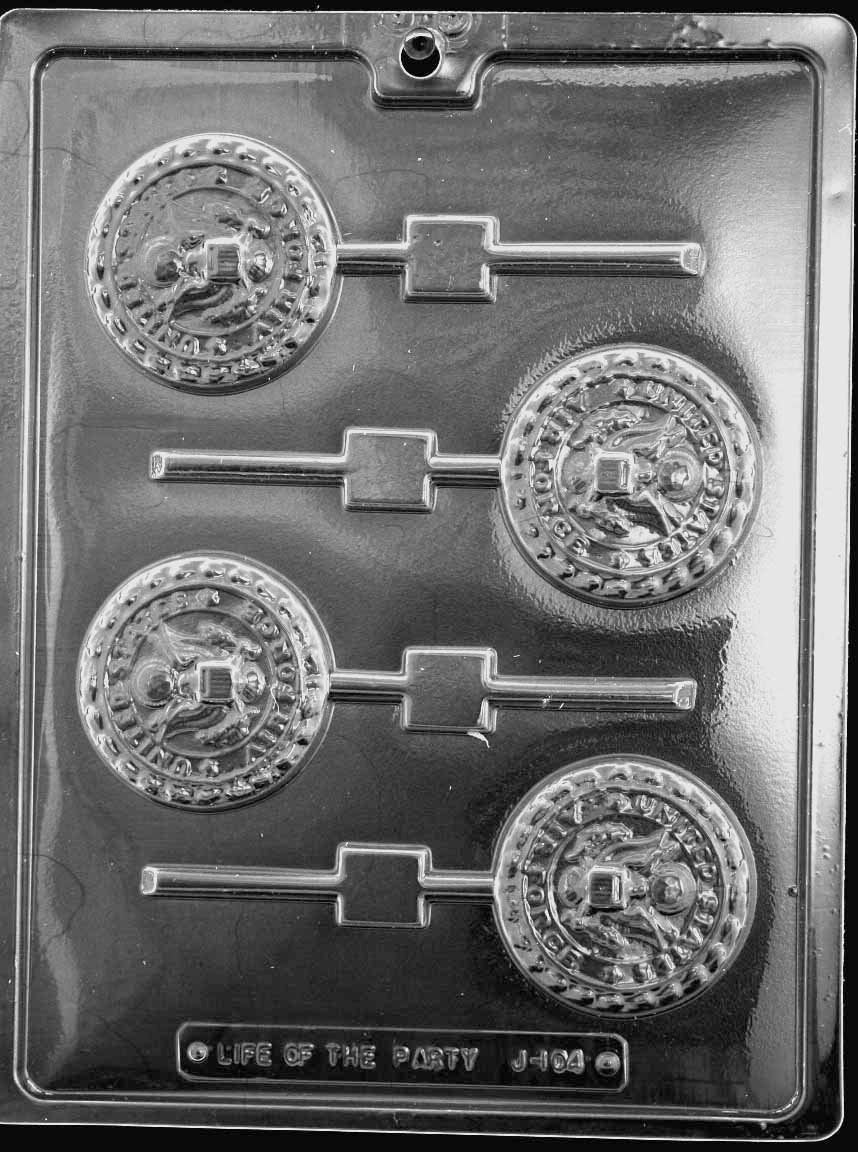 AIR FORCE LOLLY Sucker Chocolate Candy Mold