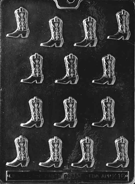 COWBOY BOOTS Chocolate Candy Mold