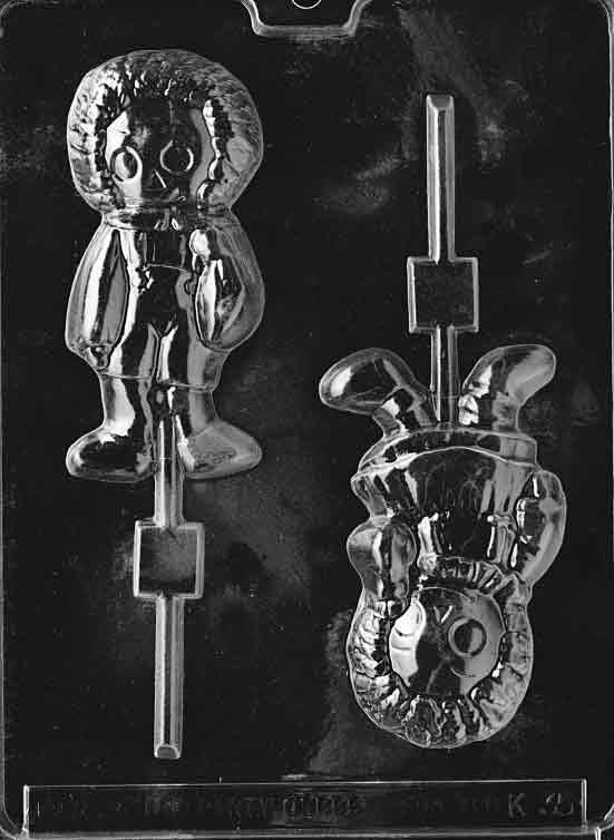 RAG DOLLS LOLLY Sucker Chocolate Candy Mold