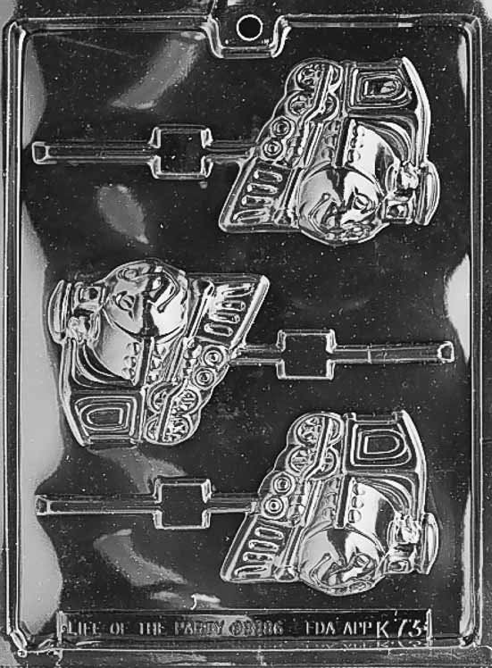 HAPPY TRAIN LOLLY Sucker Chocolate Candy Mold