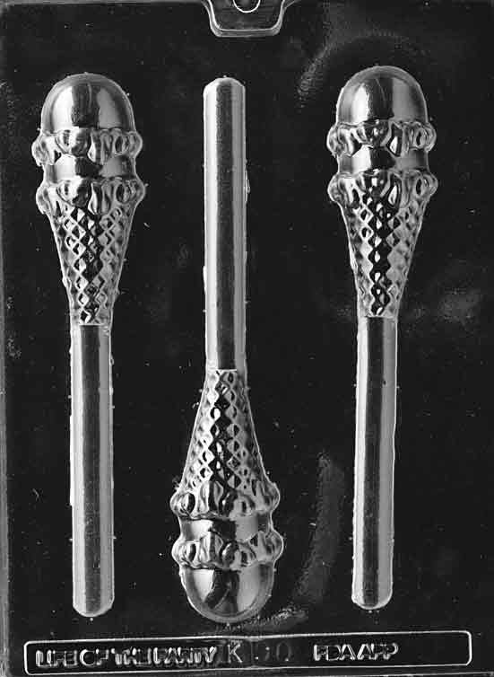 ICE CREAM CONE Pretzel Chocolate Candy Mold Craft Supply