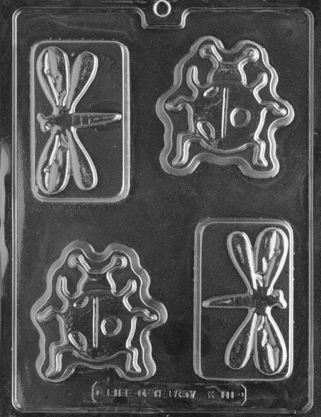LADYBUG/DRAGONFLY BAR Chocolate Candy Mold