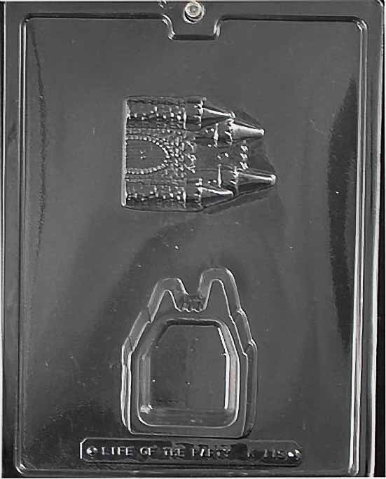 CASTLE POUR BOX Chocolate Candy Mold