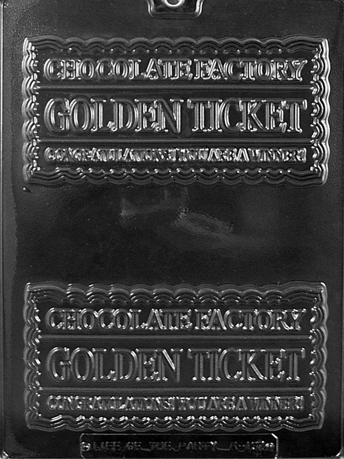 GOLDEN TICKET Chocolate Candy Mold Craft Supply