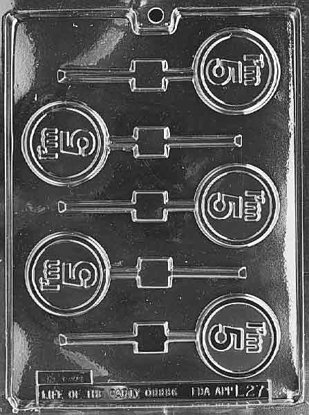 I'M 5 LOLLY Sucker Chocolate Candy Mold
