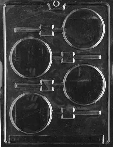 PLAIN LOLLY Sucker Chocolate Candy Mold
