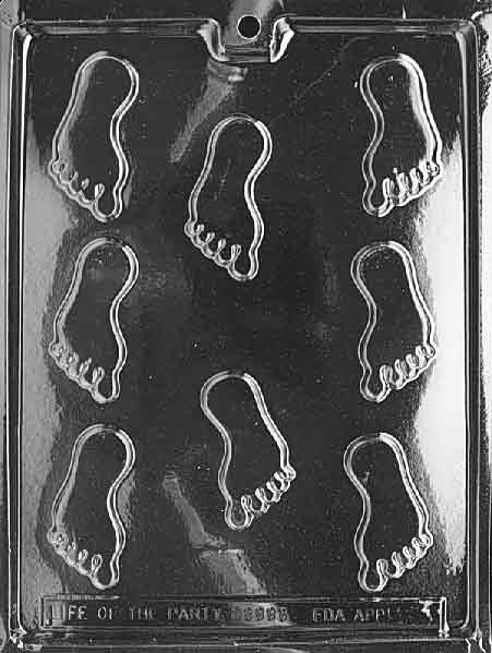 SMALL FEET Chocolate Candy Mold Craft Supply
