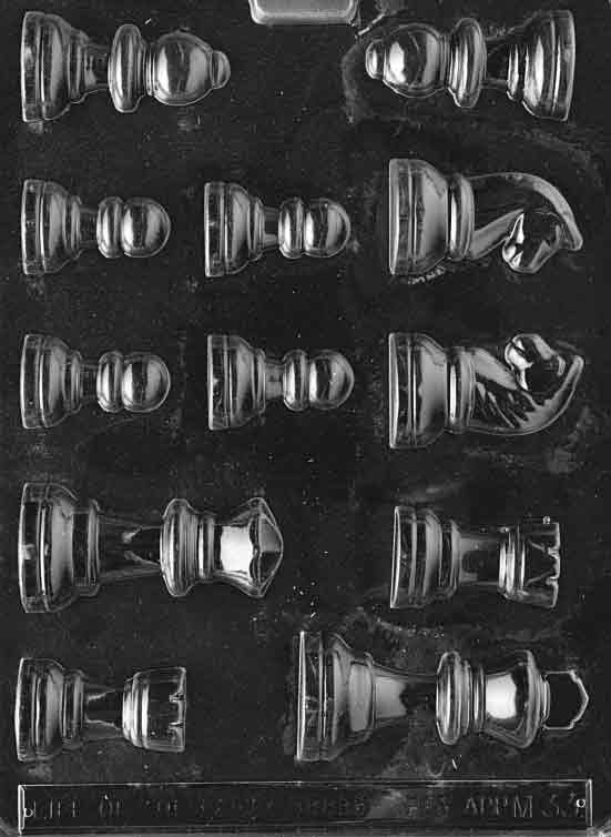 CHESS PIECES GAME Chocolate Candy Mold