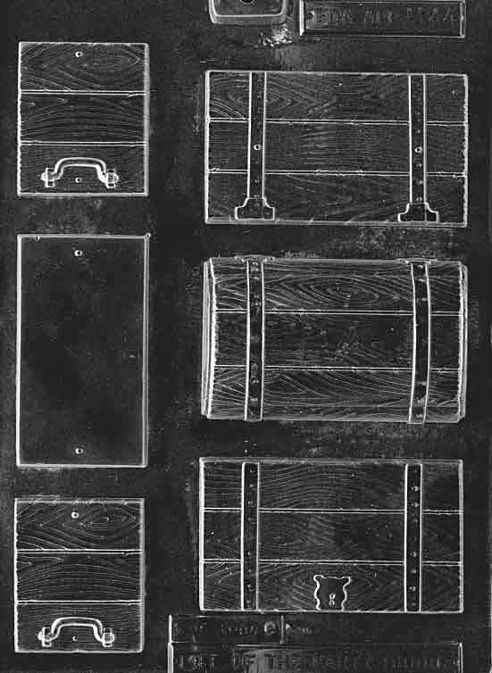 TREASURE CHEST Chocolate Candy Mold Craft Supply