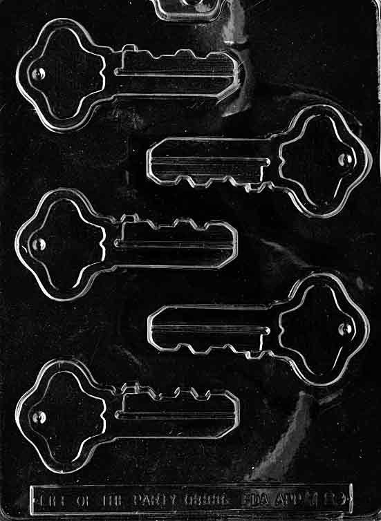 KEYS Chocolate Candy Mold Craft Supply