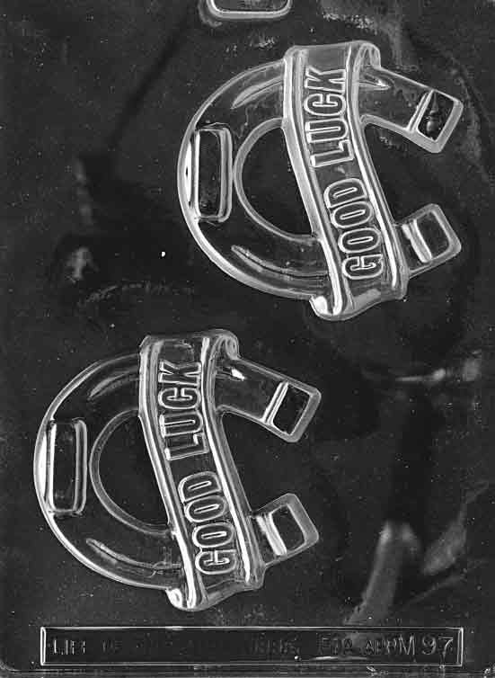 GOOD LUCK HORSESHOE Chocolate Candy Mold
