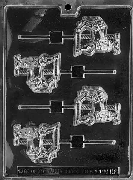 CAROUSEL HORSE LOLLY Sucker Chocolate Candy Mold