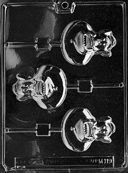 GENIE LOLLY Sucker Chocolate Candy Mold
