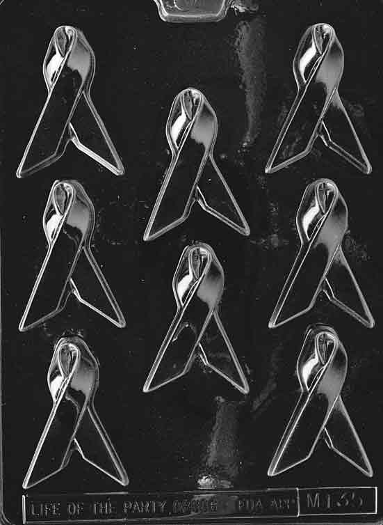 AWARENESS RIBBONS Chocolate Candy Mold