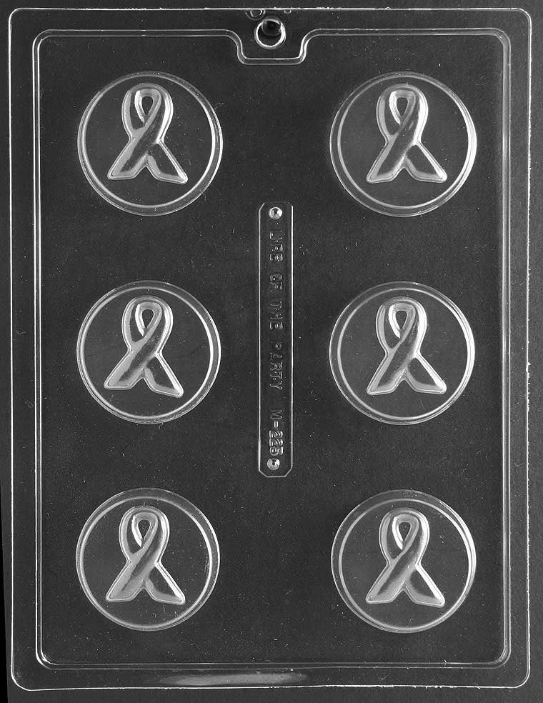 AWARENESS RIBBON COOKIE Chocolate Candy Mold
