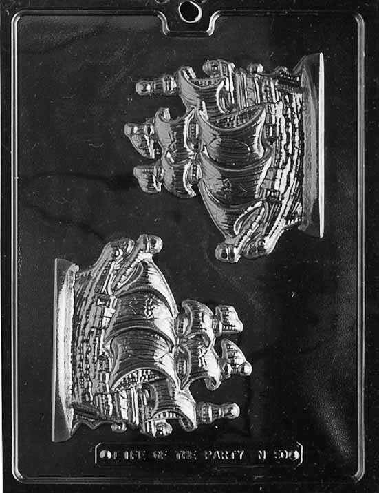 PIRATE SHIP Chocolate Candy Mold