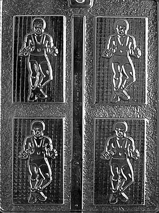 WRESTLER Chocolate Candy Mold