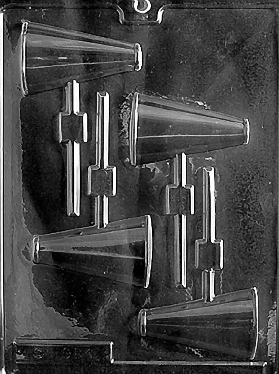 MEGAPHONE LOLLY Sucker Chocolate Candy Mold
