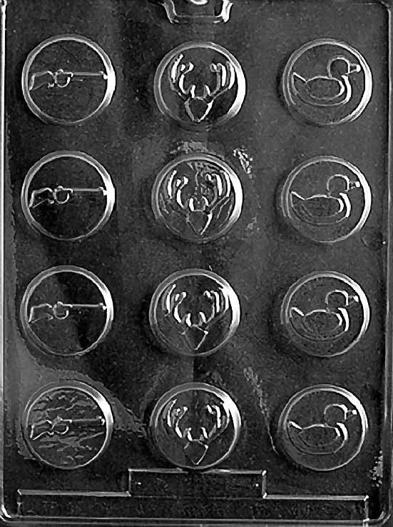 RIFLE HUNTER MINTS Chocolate Candy Mold