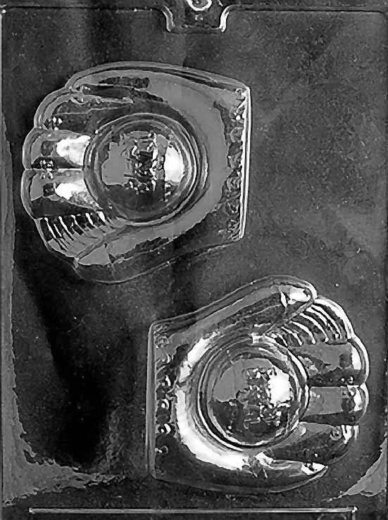 BASEBALL GLOVE And BALL Chocolate Candy Mold