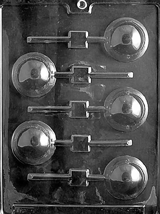 BASEBALL LOLLY Sucker Chocolate Candy Mold