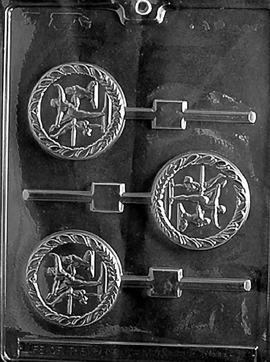 FEMALE GYMNAST LOLLY Sucker Chocolate Candy Mold
