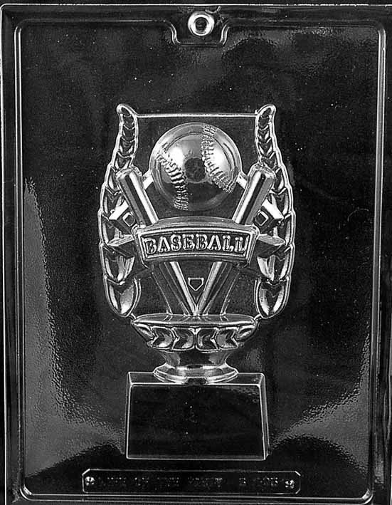 BASEBALL TROPHY Chocolate Candy Mold Craft Supply