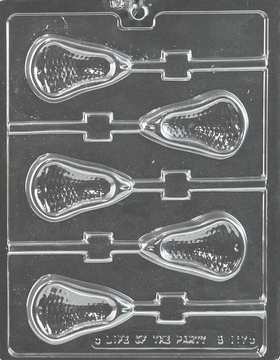 LARGE LACROSSE SUCKER Chocolate Candy Mold Craft Supply