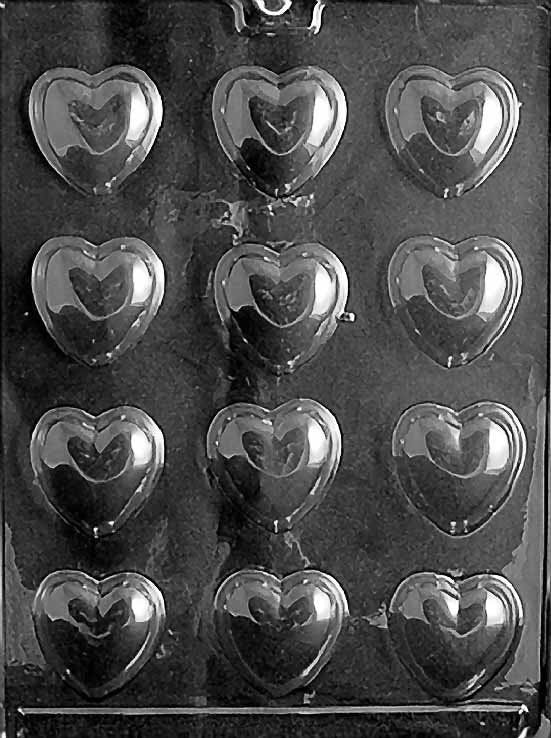 MEDIUM HEARTS Valentines Chocolate Candy Mold Craft Supply