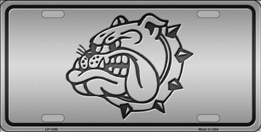 BULLDOG Metal License Plate