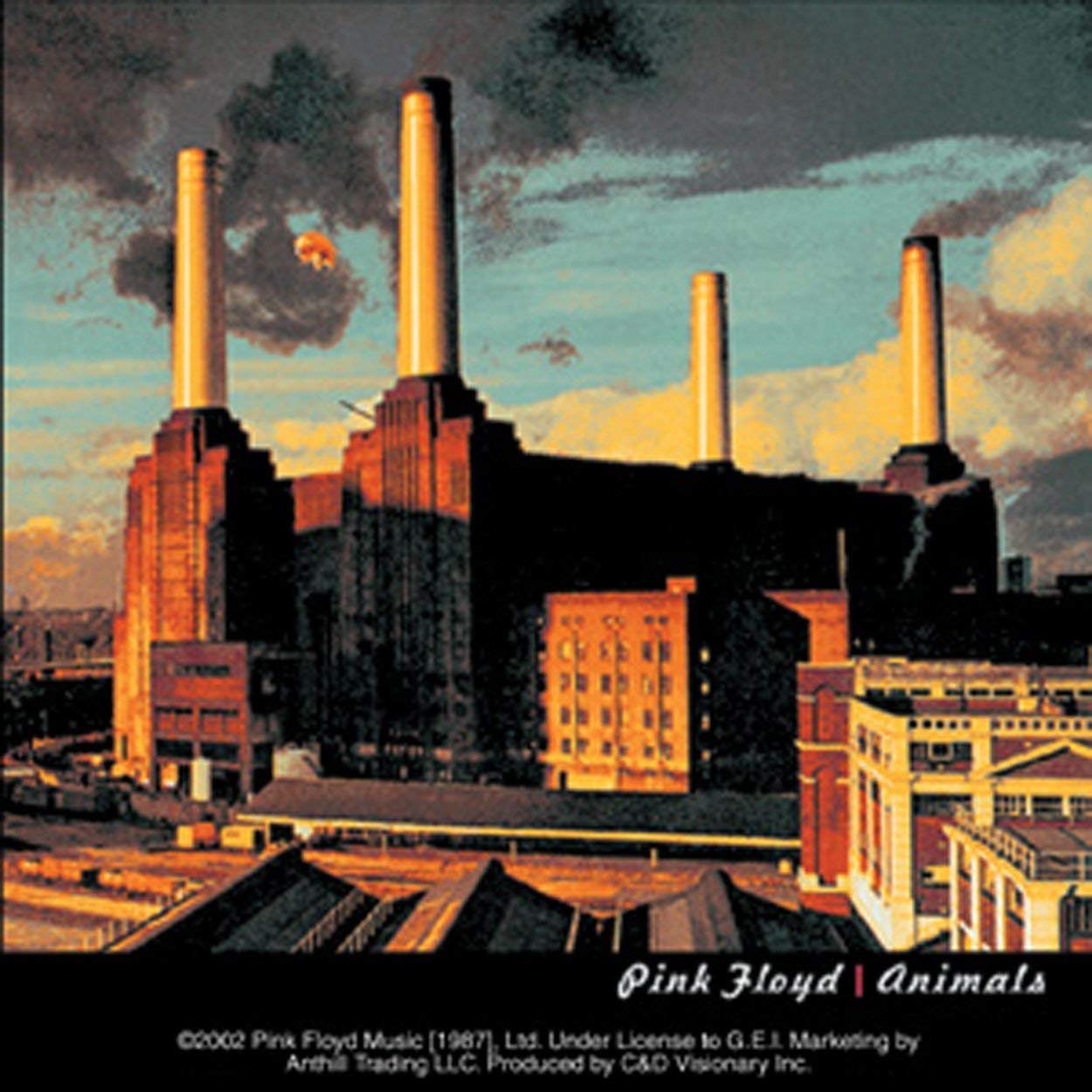 PINK FLOYD Animals Factory Sticker Decal - Rock Band