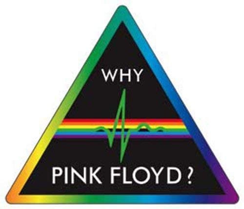PINK FLOYD DSODM Why Triangle Sticker Decal - Rock Band