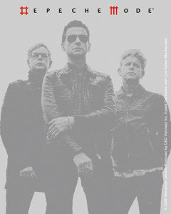 DEPECHE MODE Grey Photo of Band Sticker Decal - Rock Band