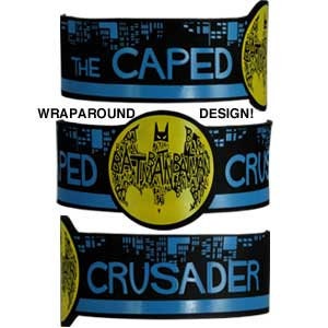 BATMAN Rubber Wristband - Caped Crusader - DC Comics Bracelet