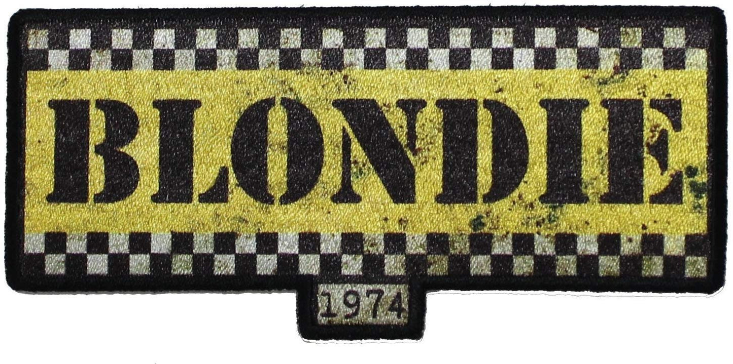 BLONDIE Taxi Logo Patch - Embroidered Rock Band Patch Applique
