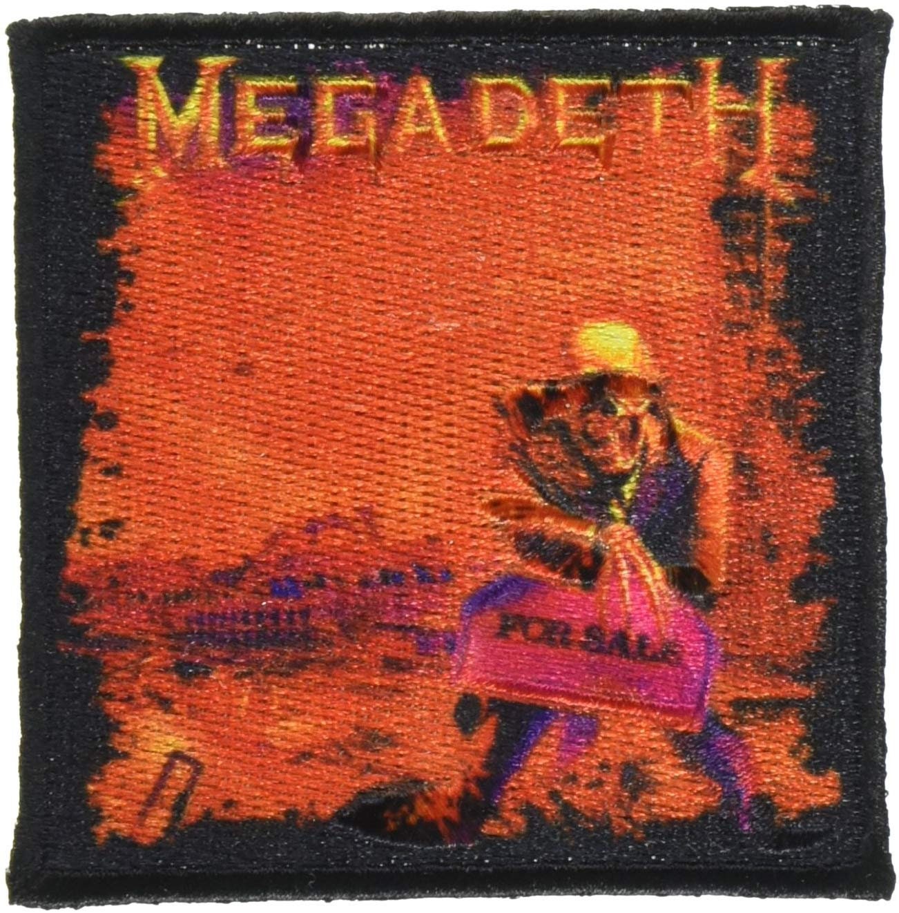 MEGADETH Peace Sells Patch - Embroidered Rock Band Patch Applique
