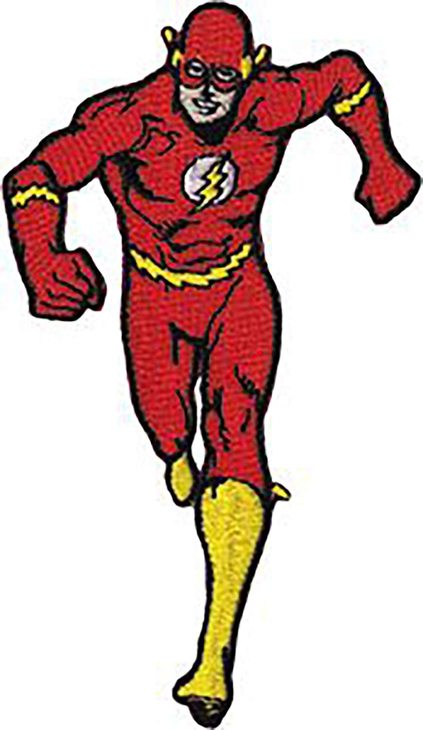 THE FLASH Running Patch - DC Comics Embroidered Patch Applique