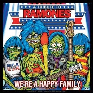 RAMONES Happy Family Sticker Decal - Rock Band