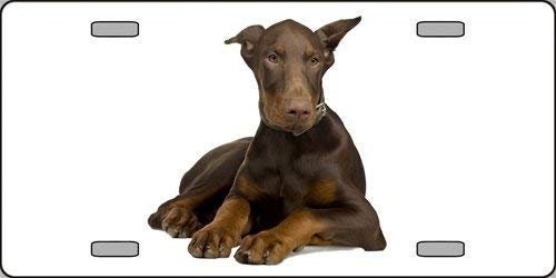 DOBERMAN PINSCHER Dog Metal License Plate dog lovers